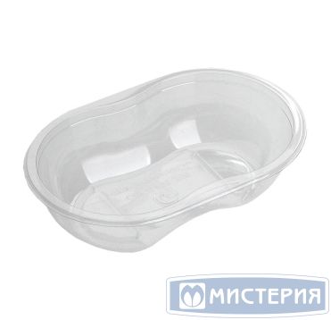 Контейнер овал 141х92х35,5 мм, 250 мл, прозрачный