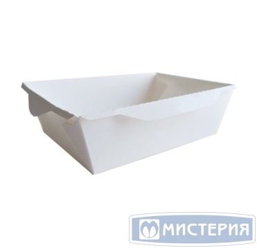 Контейнер 400 мл, 145х96х45 мм, без окна, без крышки, бел., карт., 50 шт/упак "Forgenika" OpSalad 800 шт/кор РОССИЯ OpSalad 400