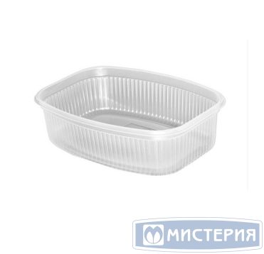 Контейнер 350 мл 1-секц. 139х102х43 мм, без крышки, прозр., ПП, 50 шт/упак 1 000 шт/кор РОССИЯ А139-350