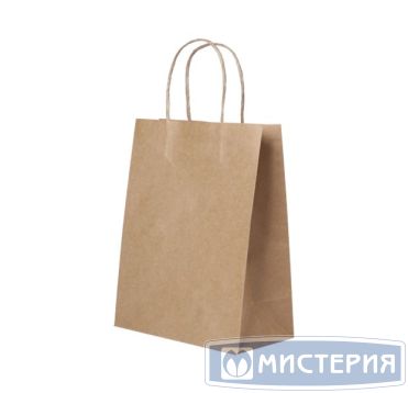 Пакет [220+120]х250 мм с круч. ручками, крафт, бум., 250 шт/кор 250 шт/упак РОССИЯ 009-100038-001