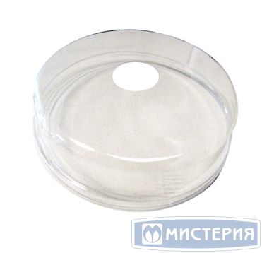 Крышка для стакана d95 мм полукупольная с отверстием, прозр., ПЭТ, 100 шт/упак 1 000 шт/кор РОССИЯ 990082