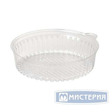 Контейнер 250 мл 1-секц. d132хh34 мм, без крышки, прозр., ОПС, 500 шт/кор "Протэк" 500 шт/упак РОССИЯ ИПК-250 АВ/ИПК-250Д ЭК