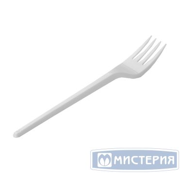Вилка одноразовая 165 мм, бел., ПС, 12 шт/упак 1 080 шт/кор РОССИЯ 4002Б(12)