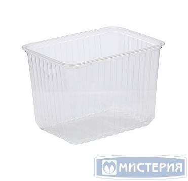 Контейнер прямоугольный 179х132х125мм, 2000 мл, полупрозрачный