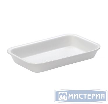Лоток пищевой 225х135х30 мм, серия Т-30, бел., ВПС, 300 шт/кор "КинПак" 300 шт/упак РОССИЯ Т-30