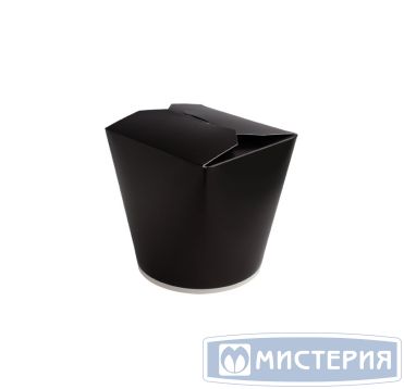Коробка для лапши 450 мл, d103хh97 мм, черн., карт., 50 шт/упак 500 шт/кор РОССИЯ CP(b)-450