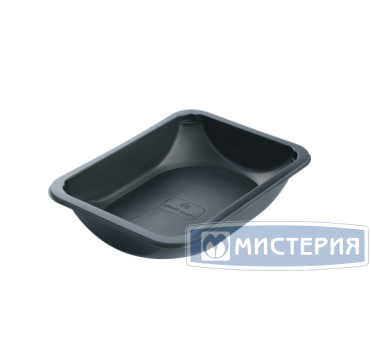 Контейнер под запайку 615 мл, 1-секц. 187х137х36 мм, серия Фреш, черн., ПП, 40 шт/упак "Upax-Unity" 480 шт/кор РОССИЯ 187_137_36 мм чер.фреш