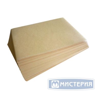 Подпергамент в листах 350х350 мм, 52 гр/м2, коричн., бум., 1098 лист/упак 1 упак/кор РОССИЯ ~1098 листов/уп., 7 кг/уп