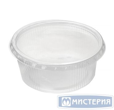 Контейнер круглый 200 мл, полупрозрачный