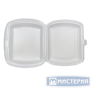 Ланчбокс 1-секции внешн.250х207х61мм, внутр. 247х180х57 мм, белый