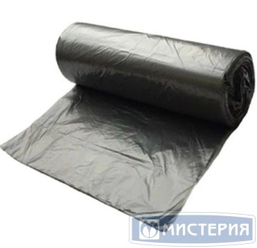 Мешок для мусора 30 л, 57х48 см, 9 мкм, черн., ПНД, 20 шт/рул 50 рул/кор РОССИЯ МР-1046