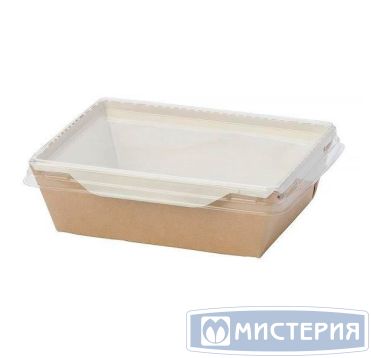 Крышка к контейнеру 132х120х13,5 мм, прозр., ПЭТ, 50 шт/упак "OSQ" OpSalad 350 900 шт/кор РОССИЯ Крышка OSQ OpSalad 350