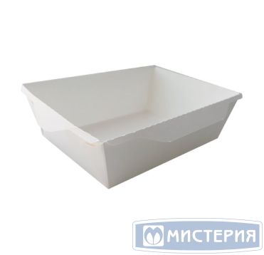 Контейнер 500 мл, 164х115х45 мм, без окна, без крышки, бел., карт.лам., 50 шт/упак "Forgenika" OpSalad 600 шт/кор РОССИЯ OpSalad 500