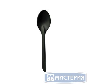 Комплект столовых приборов №1 [лож.чай. 125 мм, черн., ПП], 500 шт/кор 500 шт/упак РОССИЯ H11-017