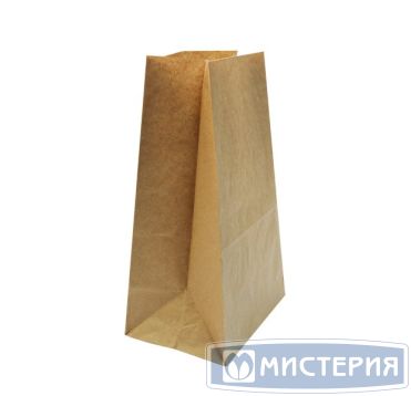 Пакеты на вынос (180+120)х290мм коричневые,50г/м2, крафт без ручек