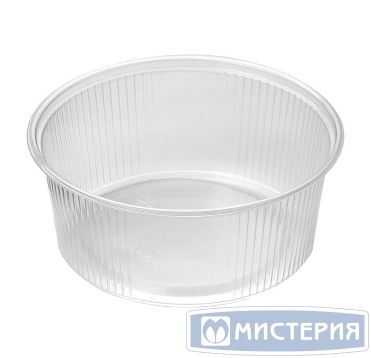 Контейнер круглый 200 мл, полупрозрачный